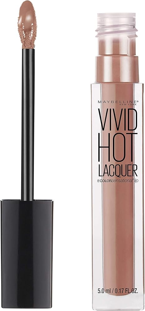 Maybelline Color Sensational Vivid Hot Lacquer Lip Gloss, Unreal, 1 Tube
