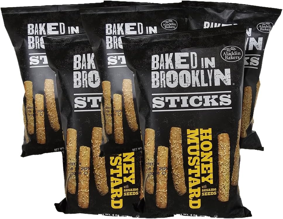 Baked in Brooklyn Certified Kosher - Honey Mustard 6 oz. - 6 pack