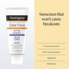 Neutrogena Clear Face Sunscreen Lotion SPF 50, 3 fl. oz - Image 3