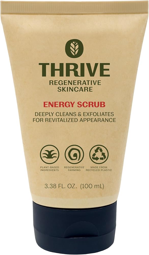 Thrive Natural Care Face Wash - Hydrating Daily Facial Cleanser - Gently Cleanses Face Without Over Drying - Vegan, Oil Free - Personal Care