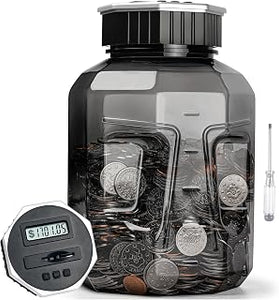 X-Large Piggy Bank for Adults Kids, Digital Coin Counting Bank LCD Counter