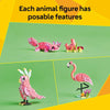LEGO Creator 3 in 1 Wild Animals: Pink Flamingo Animal Building Toy - Playset with 3 Build - Image 5