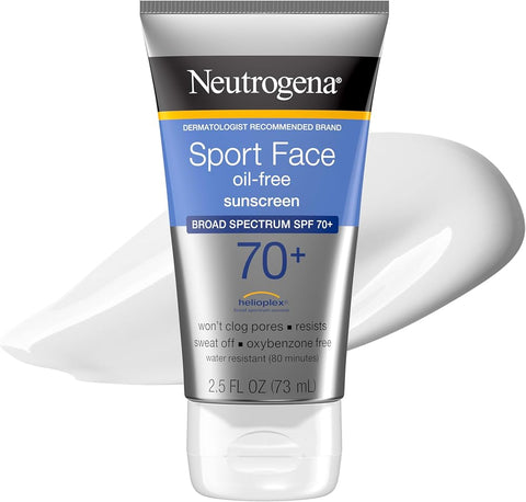 Neutrogena Sport Face Sunscreen Lotion SPF 70+, 2.5 fl. oz - Personal Care