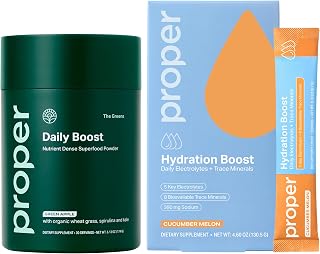 Proper Organic Greens Powder + Electrolyte Hydration Sticks Bundle