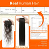 Full Shine Itip Human Hair Extensions, Brown Blonde Highlights 18 Inch - Image 2