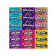 Assorted Candy Mix Variety Pack – 3 Flavors of Mike and Ike & 3 Flavors of Now and Later – Includes Sour Blue Raspberry, Jolly Joes, Sour Watermelon, Grape, Cherry, Banana – 18 Pack Individually Wrapped