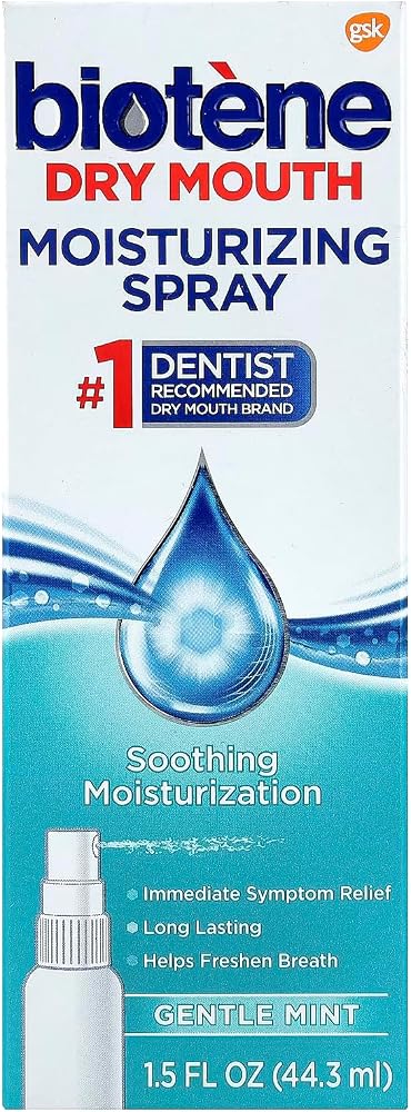 Biotène Dry Mouth Moisturizing Spray, Gentle Mint, 1.5 fl oz