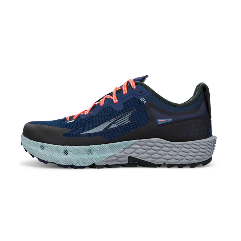 ALTRA Men's Timp 4 Trail Running Shoe, Black/Blue, 11 Medium - High-Cushion Comfort and Grip