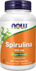NOW Supplements, Spirulina 500 mg Super Green, 120 Veg Caps - Image 1