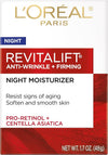 L'Oreal Paris, RevitaLift Anti-Wrinkle + Firming Night Cream Moisturizer 1.7 oz - Skincare - Beauty