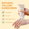 Beef Tallow Sunscreen SPF 50 with Mineral : Instant Sun Protection Non Nano Zinc Oxide Sun - Image 2