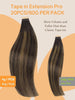 DOORES Tape in Hair Extensions Human Hair for Fine Thin, Add Volume, Length - Image 4