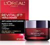 L'Oreal Paris Revitalift Triple Power Anti-Aging Face Moisturizer, Pro Retinol, Hyaluronic - Image 1