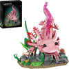 Axolotl Building Set, Compatible with LEGO Animals, 998 PCS Marine Animal Building Kit with Movable Joints & Display Base, STEM Building Toy Gift for Adults & Teens 14+, Creative Gift Desk Decor