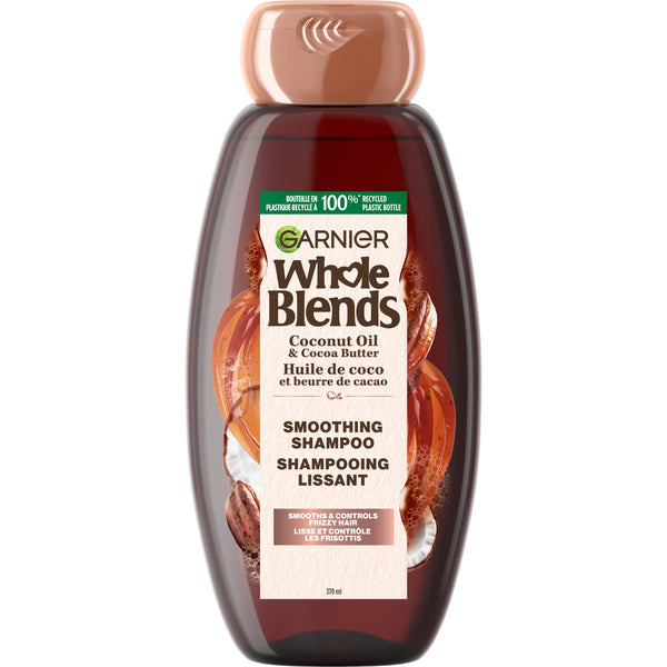 Garnier, Whole Blends Shampoo with Extracts Count, Coconut Oil & Cocoa Butter, Coconut Oil/Cocoa Butter, 12.5 Fl Oz