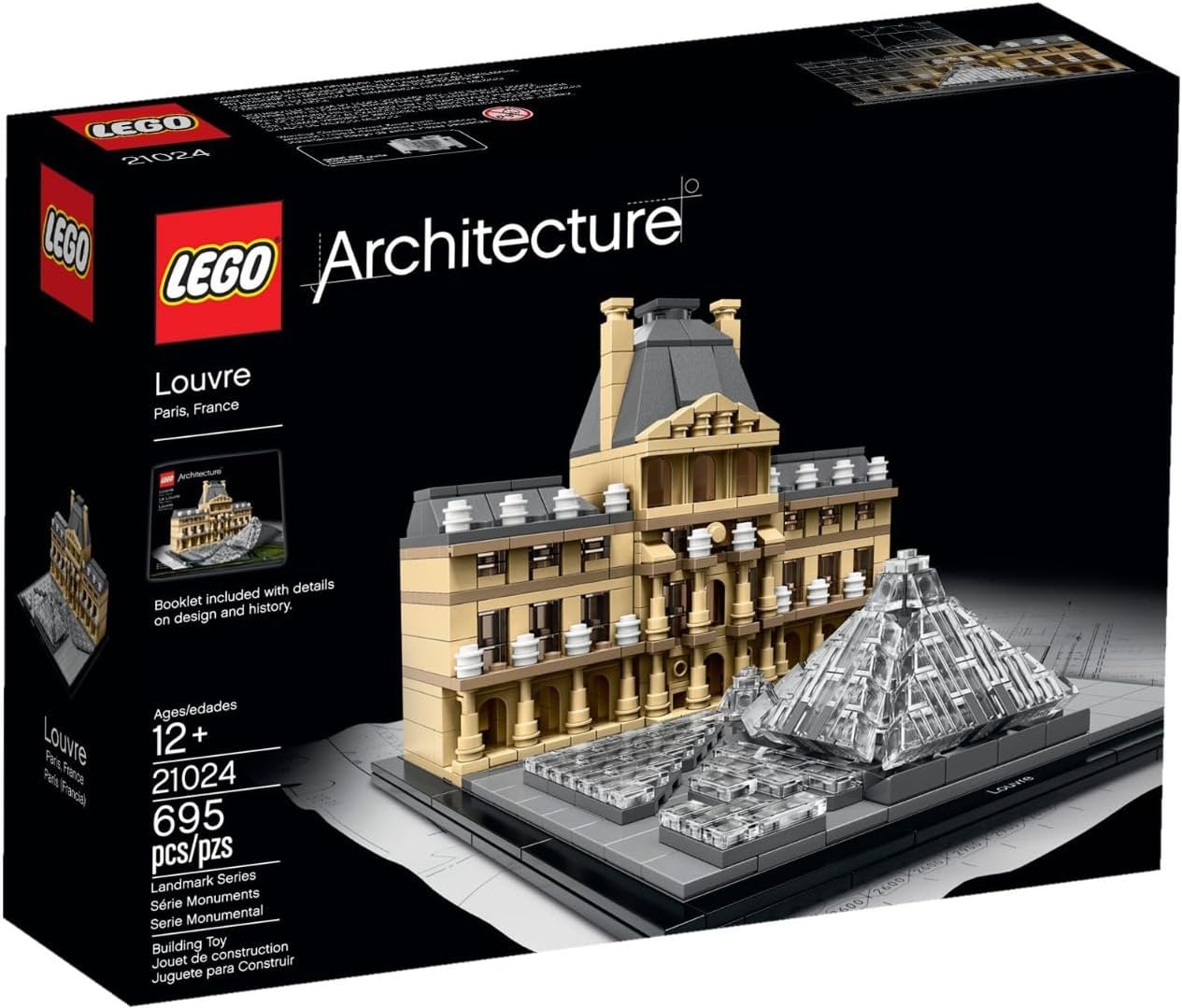 LEGO Architecture 21024 Louvre Building Kit