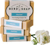Bend Soap Company Unscented Goat Milk Soap , Fragrance Free Handmade Bar Soap for Sensitive Skin, Dry Skin & Everyday Use, 4.5 oz Bars - Personal Care