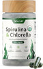 Snap Supplements USDA Organic Spirulina and Chlorella, 120 Vegan Capsules