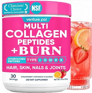 Multi Collagen Peptides Powder Types I II III V X - Hydrolyzed Collagen