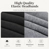 Kachanaa 4 Pack Wide Headbands for Women Non Slip Elastic Boho Bandeau Hair Bands Yoga Wor - Image 3