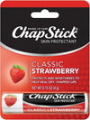 ChapStick Classic Strawberry Lip Balm Tubes, Lip Care and Lip Moisturizer - 0.15 Oz (Pack of 1)