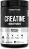 Jacked Factory Creatine Monohydrate Powder 425g - 5g Daily Micronized Creatine Monohydrate for Men and Women, Vegan-Friendly, Third-Party Tested - 85 Servings, Unflavored