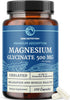 Magnesium Glycinate 500mg, High Absorption, Sleep & Muscle Health Support