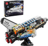 TYCOLE Space Shuttle Building Block Set -Spaceship Building Toy with Stretchable Satellite, Translucent Design Collection for Home Office Decor, Christmas Birthday Gift for Adults & Boys 8-12 (536PCS)