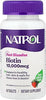 Natrol Biotin 10000mcg, 4X Faster Dissolve Supplement for Healthy Hair, Skin and Nails for Those Low in Biotin, Plus Energy Metabolism Support, 60 Tablets, Up to a 60 Day Supply