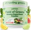 Field of Greens Superfood Powder with Organic Spirulina, Chlorella, Beet Root Powder - Bacillus Coagulans Probiotic, A Plant-Based Mix Supporting Gut Health, Immunity, Bloom into Health, 28 Scoops (1)
