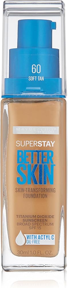 Maybelline Super Stay Better Skin Foundation, Soft Tan, 1 fl. oz.