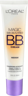 L'Oreal Paris Magic BB Cream, Hydrating Skin Beautifier & Color Changing Foundation, Light Coverage, Medium, 1 fl oz. - Personal Care