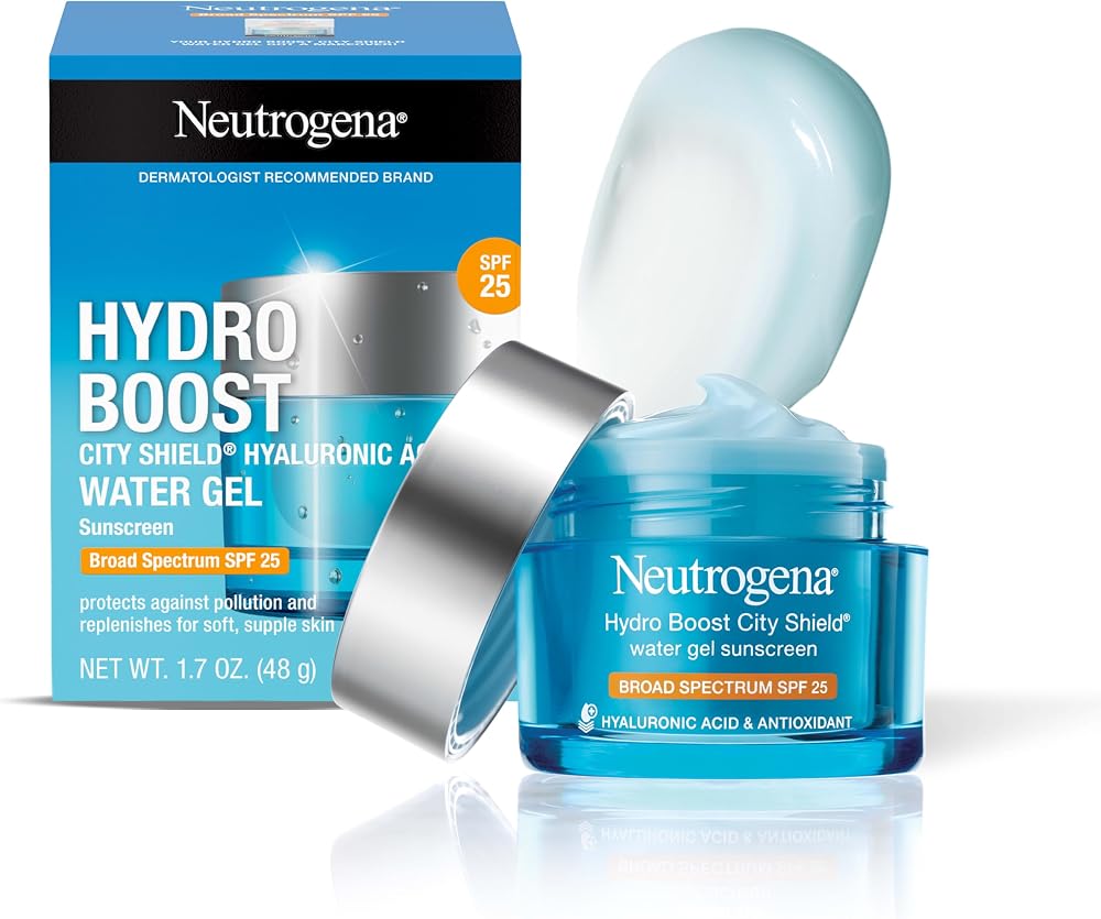 Neutrogena Hydro Boost City Shield Water Gel Face Moisturizer SPF 25 1.7 oz