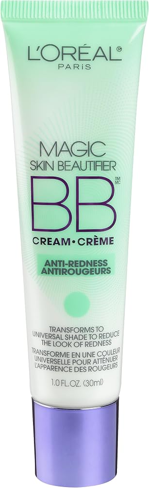 L'Oreal Paris Magic BB Cream, Hydrating Skin Beautifier & Color Changing Foundation, Light Coverage, Anti-Redness, 1 fl oz. - Personal Care