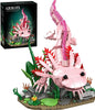 Axolotl Building Set, Compatible with LEGO Animals, Marine Animal Building Kit with Movable Joints & Display Base, Building Toys Desk Decor, Creative Gift for Girls Kids Boys 8+ (998 PCS)