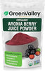 Green Valley Superfoods Organic Aronia Berry Juice Powder, Chokeberry, Antioxidant Rich Anthocyanins (4 Ounce)