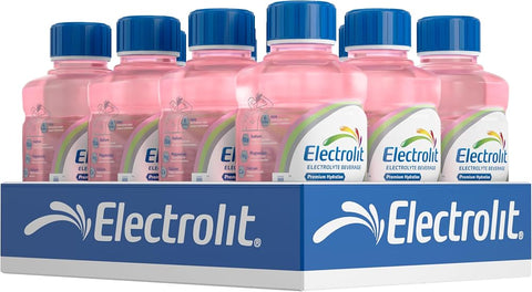 Electrolit, Electrolyte Beverage, Strawberry-Kiwi, 21 Fl Oz (12 Pack)