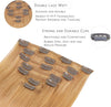 WENNALIFE Clip in Hair Extensions Real Human Hair, 22 Inch 120g 7pcs Human Hair Extensions - Image 3
