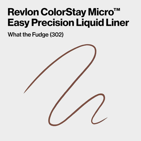 REVLON ColorStay Micro Easy Precision Liquid Liner, 302 What the Fudge