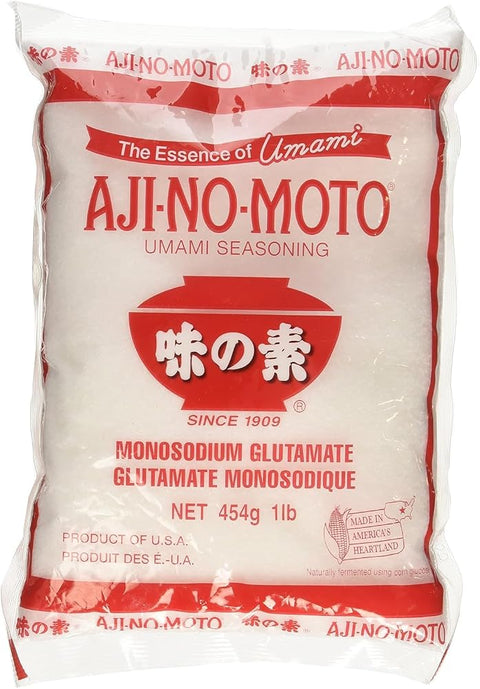 16oz Ajinomoto Umami Seasoning, MSG Monosodium Glutamate, Made in USA, Naturally Delicious (One Bag per order)
