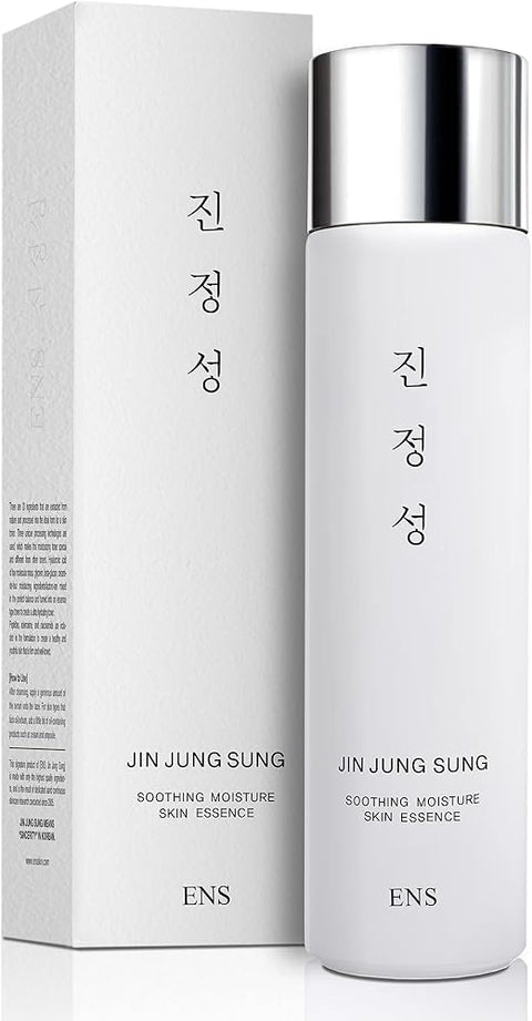 Jin JUNG SUNG Soothing Essence Serum 5 Oz – Non-Sticky Lightweight Hydrating Moisturizer for Oily, Dry & Sensitive Skin | 7 Hyaluronic Acids, Beta-Glucan, Niacinamide | Korean Skincare for Men & Women
