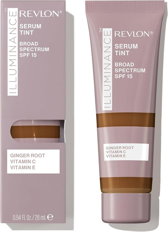 Revlon Illuminance Tinted Serum, Triple Hyaluronic Acid, Evens Out Skin Tone Over Time and Hydrates All Day, SPF 15, 0.94 fl oz. - Skincare - Anti-Aging