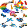 FUN LITTLE TOYS 1100 PCS Building Blocks for Kids 6-12 Bulk Bricks Set