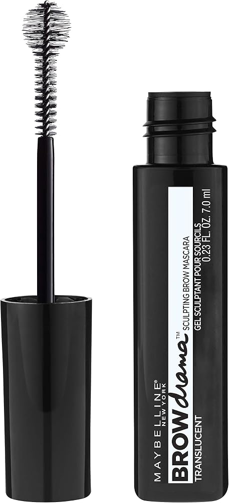 Maybelline New York Eyestudio Brow Drama Tinted Gel Mousse, Transparent, 0.21 Fluid Ounce