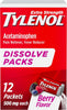 Tylenol Extra Strength Dissolve Packs, 500 mg Acetaminophen, 12 ct - Personal Care - Image 1