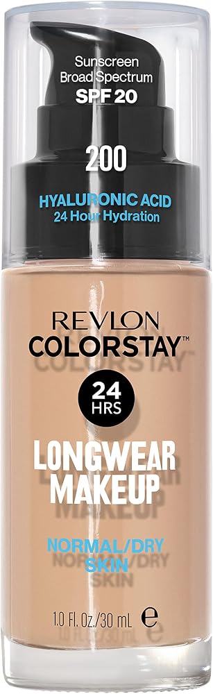 Revlon Colorstay Longwear Makeup Normal/Dry, 200 Nude, 1 fl oz