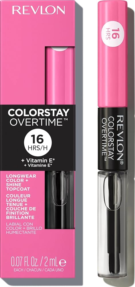 Revlon ColorStay Overtime Lipcolor, 080 Keep Blushing, 0.07 fl oz