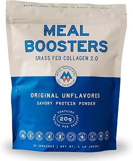 Meal Boosters Savory Protein Powder, 16 oz, Unflavored, 20 Servings