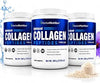Ultra Pure Collagen Peptides Powder Hydrolyzed Grass Fed 500mg 3 Containers
