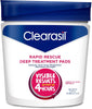 Clearasil Rapid Rescue Deep Treatment Acne Face Pads, Maximum Strenght with 2% Salicylic A - Image 1